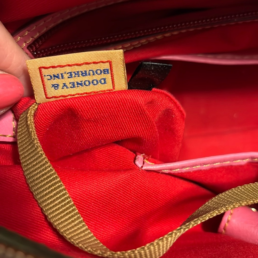 Dooney & Bourke Florentine satchel pink - Picture 10 of 11